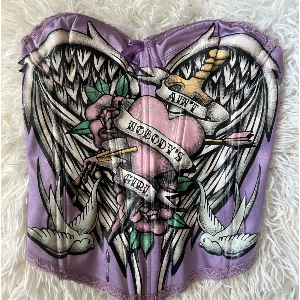 DOLLSKILL “AINT NOBODYS GIRL” Removeable Strap Corset
